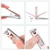 58GXCAAMOT Toenail Nail Clippers,Stainless Steel Dead Skin Manicure Fingernail Cutter, Portable Travel Hygiene Toenail Scissors Pedicure Tools (Color : B) view 4