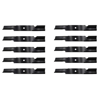 390655 Qty 10: Notched Air-Lift Blade Fits for Jacobsen