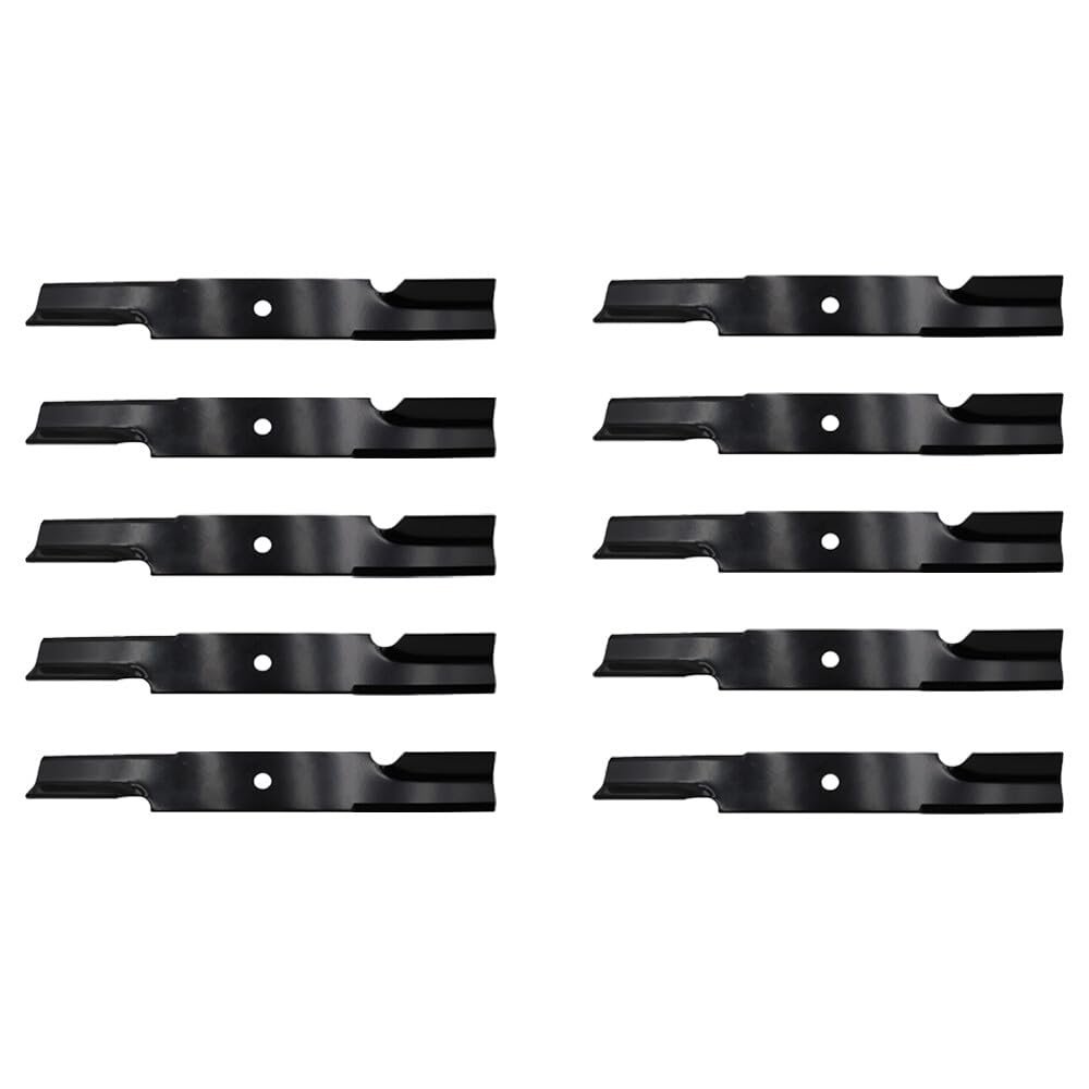 390655 Qty 10: Notched Air-Lift Blade Fits for Jacobsen
