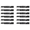 038-3000-00 Qty 12: Notched Air-Lift Blade Fits Bad Boy view 1