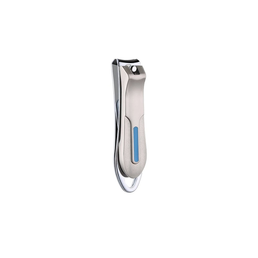58GXCAAMOT Toenail 1pcs Professional Stainless Steel Nail Clipper Cutter Toenail Cutting Machine Trimmer Pedicure Scissors Manicure Files (Color : Silver)