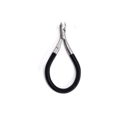 58GXCAAMOT Toenail Spiral Spring Cuticle Trimmer Nippers Cleaner Nail Gap Remover Dead Skin Rescue Hangnail (Color : Black)