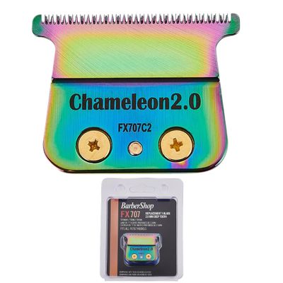 1Pc FX707Z DLC 2.0 compatible with BaByliss PRO PRO FX787 & FX726 Trimmer Trimmer Blade,DLC 2.0 Trimmer Blade compatible with BaByliss Replacement Trimmer Blades (Colorful)