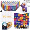 60 Pack Halloween Hand Cream and Lip Balm Set for Women, Bulk Hand Lotion for Halloween Gifts, Halloween Party Favors, Party Supplies, Decorations, Goodie Bags with Halloween Card and Organza Bags view 1