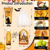 60 Pack Halloween Hand Cream and Lip Balm Set for Women, Bulk Hand Lotion for Halloween Gifts, Halloween Party Favors, Party Supplies, Decorations, Goodie Bags with Halloween Card and Organza Bags view 3
