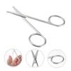 CALLARON 2pcs Inspired Brow Trimmer Scissors Precision Nose Hair Facial Razors Safety Eyebrow Scissors for Women Men view 2