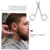 CALLARON 2pcs Inspired Brow Trimmer Scissors Precision Nose Hair Facial Razors Safety Eyebrow Scissors for Women Men view 3