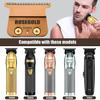2 Pcs FX707Z DLC 2.0 Replacement Blades Head Compatible with BaByliss PRO Barberology Trimmer Blade,Zero-Gapped Replacement Trimmer Blade Compatible with BaBylissPRO FX787 & FX726 Trimmer (rose gold) view 2