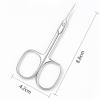 58GXCAAMOT Toenail Stainless Steel Dead Skin Scissors Pre-Treatment Nail Tools Eyebrow Trimming Scissors Pointed Beauty Scissors view 2