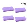 FRCOLOR 4Pcs Double Sided Pumice Stone Foot Scraper for Dead Skin Removal Natural Stone Foot Care Tool Purple for Smooth Skin Treatment view 2