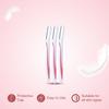 KP Reusable Face Razor for Women Facial Hair- 6 Razors | Instant & Painless Hair Removal | For Eyebrows, Upper Lip, Forehead, Peach Fuzz, Chin and Sideburns (Pack of 2) view 3