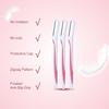 KP Reusable Face Razor for Women Facial Hair- 6 Razors | Instant & Painless Hair Removal | For Eyebrows, Upper Lip, Forehead, Peach Fuzz, Chin and Sideburns (Pack of 2) view 4