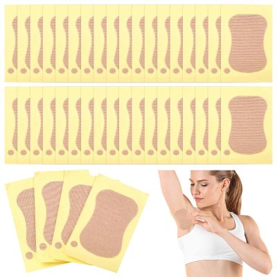 100-Pack Cotton Sweat Absorbing Pads for Underarms & Feet, Disposable Moisture Control Patches, 3 X 4.7 in, for Sports, Daily Use, and Meetings