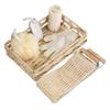 ERINGOGO Bathing Gloves Set Bath Scrubber Shower Sponge for Women Foot Stone Exfoliating Kit view 1