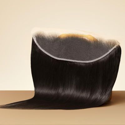 TRIIPPY Raw Hair 13x4 HD Lace Closure Straight,0.10mm Ultra-Thin Swiss Lace