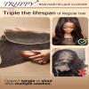 TRIIPPY Raw Hair 13x4 HD Lace Closure Straight,0.10mm Ultra-Thin Swiss Lace view 3