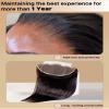 TRIIPPY Raw Hair 13x4 HD Lace Closure Straight,0.10mm Ultra-Thin Swiss Lace view 4
