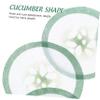 ERINGOGO 100Pcs Nonwoven Cucumber Pattern Eye Mask Paper Skin Care Eye for Gentle and Safe for All Skin Types Convenient view 3