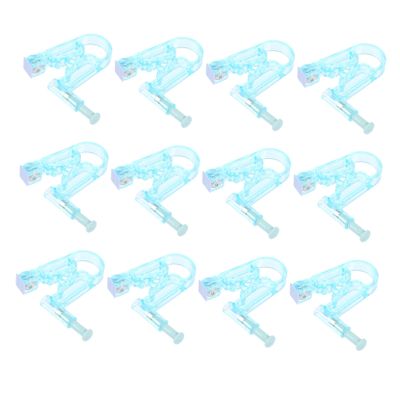 NIYANGLE 12pcs Ear Piercing Device Disposable Ear Hole Piercers Easy to Use and Disposal