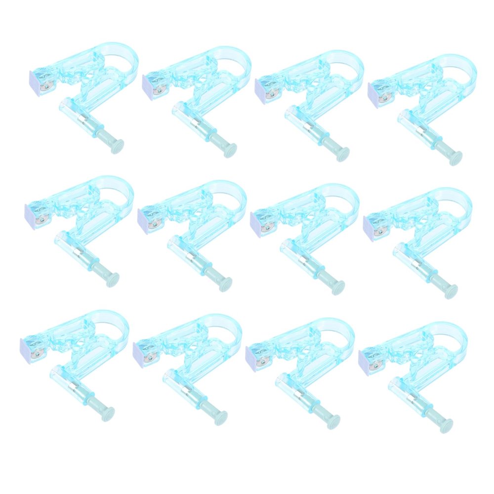 NIYANGLE 12pcs Ear Piercing Device Disposable Ear Hole Piercers Easy to Use and Disposal