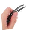 BATHVEVE Stainless Steel Tip Eyebrow Tweezer Tool for Men and Women Durable Eyebrow Clip for Easy Hair Removal and Precision Grooming Convenient and Safe Design view 4