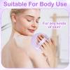 4PCS Body Powder Puff, Velvet 5 Inch Large Powder Puffs, cotton super soft Powders puff with Ribbon for Makeup, Loose Bath Powders, washable view 4