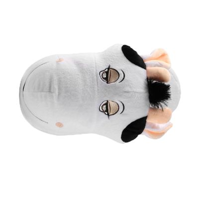 BestPriceCenter Kids Fuzzy Indoor Slippers, US Kids Size 1-3 / EU 32-35, Black and White
