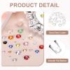 MECCANIXITY 600pcs SS30 6mm Flatback Crystal Rhinestones, Resin Crystal Gems with Tweezer Dotting Pen Non Hotfix for Bedazzling Tumblers Mugs Bottles Nail DIY Crafts, AB Color view 3