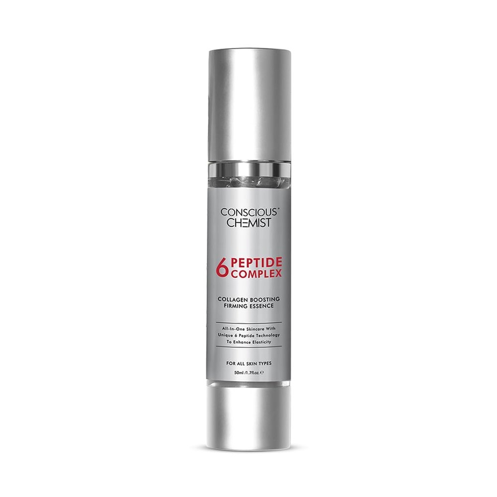 6 Peptide Se rum for Fa ce | 50ml | Complex Collagen Boosting Firming Essence for Fa ce, Niacinamide & Hyaluronic Fa ce Se rum, Reduce Fine Lines, Wrinkles, Fa ce Se rum for Men & Women