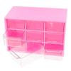 AKOOSY 9-Grid Drawer Style Storage Box Dustproof Desktop Organizer for Stationery Jewelry and Cosmetics Compact Design for Students and Home Use view 1