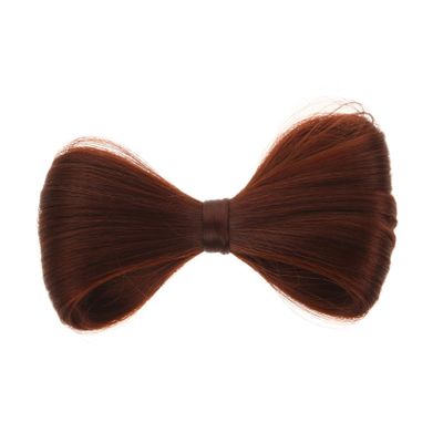 EPIGEIST Clip On Bun Hairpin Bowknot 1 Piece Curly Bun Hair Extension for Women for Lazy Hairstyles and Special Occasions