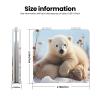 SDTYKHJ Cute Polar Bear Animals Travel Makeup Mirror Double Sided 1X/2X Magnification Compact Vanity Mirror for Women Magnifying Cosmetic Mirror Folding Handheld Mirror for Purse Pocket view 3