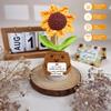 Gossby Gift Basket for Women - Happy Birthday Gift Set for Her, Mom, Sister, Friend, Coworker, Teacher - Get Well Soon, Appreciation, Thinking of You Sunflower Package - This is A Little Reminder view 2