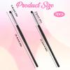 2 PCS Eyeliner Smudge Brush Pencil Soft Makeup Tool Reusable Tip Applicator Professional Sponge Blendings Makeup Tool Women Blending Eye Shadow Liner for Blending Eyeliner Smokey Eye view 2