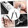 ERINGOGO 1Pc Reliable Dead Skin Trimmer Scissor Nail Art Tool for Professional and Manicure Compact Design for Easy Use Salon Fashionable Black Finish view 2