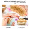 ERINGOGO 3pcs Double-sided Natural Boar Bristle Nail Brush for Nail Cleaning Wooden Pedicure Tool for Home Office and Garden Use view 4