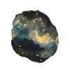 Classic Universe Prints Shower Cap for Women Double Layer Waterproof Reusable Shower Caps Adjustable Elastic Band Quick Drying Bath Hair Hat Protector with PEVA Lined for Spa Salon Bathing Hats view 2