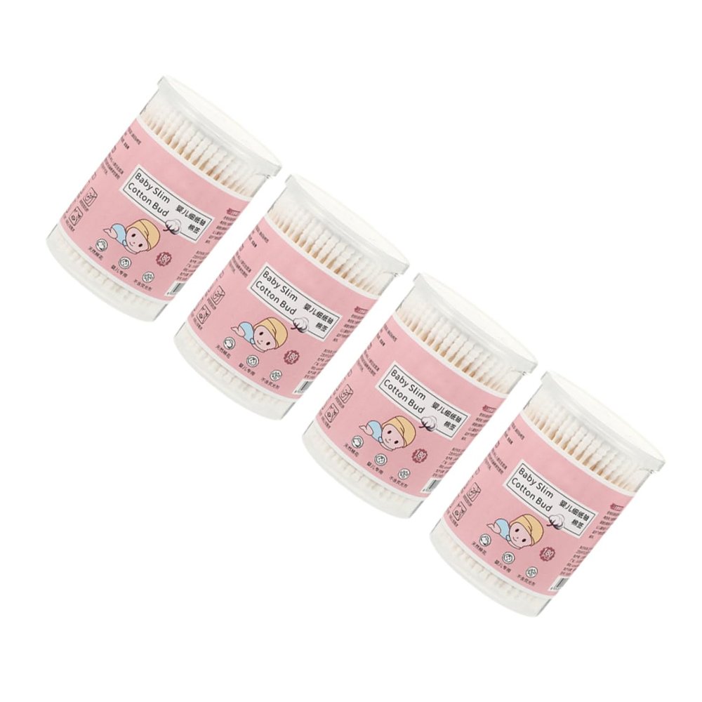 PartyKindom 720pcs Double-ended Cotton Swabs for Care Convenient Cotton Swabs for Makeup Wound Care Pet Cleaning and Household Use Safe and Soft for Ages