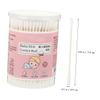 PartyKindom 720pcs Double-ended Cotton Swabs for Care Convenient Cotton Swabs for Makeup Wound Care Pet Cleaning and Household Use Safe and Soft for Ages view 2