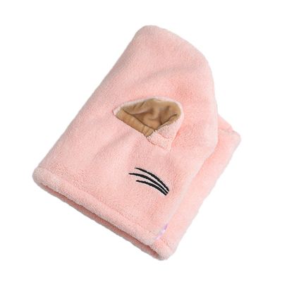 MUSISALY Water Absorbent Hat Bath Drying Hat Hair Dry Wrap Hair Band Drying Head Towel for Home Travel