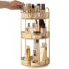 Rotating Cosmetic Organizer - 360 Degree Clear Rotating Makeup Organizer | Stable Clear Large Capacity Container Storage for Valentine's Day Mother's Day Birthdays Christmas Mom Partners view 1