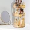 Rotating Cosmetic Organizer - 360 Degree Clear Rotating Makeup Organizer | Stable Clear Large Capacity Container Storage for Valentine's Day Mother's Day Birthdays Christmas Mom Partners view 2