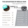 Roeula T4/30# Pre Stretched Braiding Hair 20 Inch 8 Packs Long Ombre Medium Brown to Auburn Brown Braiding Hair Pre Stretched Professional Prestretched Braiding Hair Synthetic Crochet Twist Braids view 3