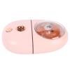 Mini Sprayer, Cute Animal Mist Sprayer Face Humidifier USB Rechargeable Mini Eye Face Humidifier Portable Steamer for Travelling Daily Makeup Skin Care (Roseate) view 2