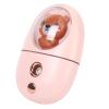 Mini Sprayer, Cute Animal Mist Sprayer Face Humidifier USB Rechargeable Mini Eye Face Humidifier Portable Steamer for Travelling Daily Makeup Skin Care (Roseate) view 3