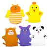 FUNNETOYU 5pcs Cotton Bath Mitts Adorable Fruit Design for Boys and Girls Soft Reusable Washcloths for for Bath and Skin Care view 1