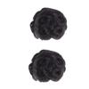 ERINGOGO 2pcs Flower Ponytail Holders Curly Hair Extensions Clip in Ponytail for Black Women view 1