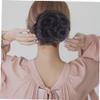 ERINGOGO 2pcs Flower Ponytail Holders Curly Hair Extensions Clip in Ponytail for Black Women view 4
