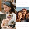 IMYORT 12 Pcs Wide Stretchy Headbands For Women Twist Knotted Headband Set Head Bands For Womens Hair Band Soft Workout Yoga Accessories view 3