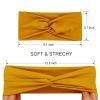 IMYORT 12 Pcs Wide Stretchy Headbands For Women Twist Knotted Headband Set Head Bands For Womens Hair Band Soft Workout Yoga Accessories view 4